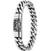 Flongo St. Michael Protect Us - Bracciale da uomo con diffusore di olio essenziale, stile punk, con inserto in cotone, regalo per uomini