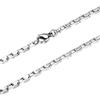 Homxi Collane Uomo Moda,Collana Lunga 50-70 cm Collana Uomo 2mm Catena Collana Uomo Catena Acciaio Inossidabile Collane Argento Uomo