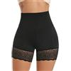 MISS MOLY Pantaloncini Sottogonna da Donna Anti Sfregamento Shorts di Sicurezza Intimi in Pizzo Guaina Snellente Contenitiva a Vita Alta Pantaloncino Modellante Senza Cuciture