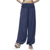 GLAMEXX24 Pantaloni Harem Donna, Larga Casual Pantaloni da Yoga con Tasche, Estivi Pantaloni Sportivi Leggeri per Jogging, Danza, Pilates