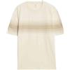Marks & Spencer T‑Shirt Girocollo in Puro Cotone con Fascia sul Petto