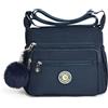 Aucuu Borsa a Tracolla da Donna, Nylon Casuale Borsa Donna, Nylon Borsa a Spalla Donna, Impermeabile Crossbody Bag Borsa Messenger, Grande Borsetta Tracolla per Lavorare Scuola Shopping Viaggio