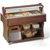 Tecfrigo Banco Buffet ad Isola Refrigerato con Cupola per Self Service ISOLA4SS - Temp +4° +10°C - Capacità N° 4 Bacinelle GN1/1