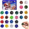 exatta Set di 24 Dadi Poliedrici Bicolore per Giochi da Tavolo | Dadi D&D per Giochi da Tavolo,Dungeons & Dragons,Pathfinder,DND,RPG,MTG:Set Composto da D20,D12,2 D10,00-90 e 0-9,D8,D6 e D4