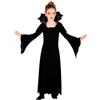 W WIDMANN MILANO Party Fashion - Set costume da vampira per bambini | Costume da vampiro gotico con abito e collare per Halloween, Carnevale e feste a tema
