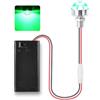 KATELUO Luci a LED in Miniatura per Case Delle Bambole, Mini Luci LED a Batteria | Mini Luce a LED con Supporto per Batteria, Micro Luci LED per Modellismo, Case Delle Bambole, Scene in Miniatura, Vetrine
