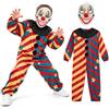 Get Trend Halloween Costume Bambino e Bambina Travestimento Spaventoso per Feste, Dolcetto o Scherzetto, Giullare, Demone, Gladiatore, Clown e Mietitore Scheletro Vestito Carnevale, Idee Regalo