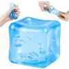 Gigquake Cube Squishy Fidget Toys, giocattolo da schiacciare con faccine intercambiabili di cane, palla antistress per adulti e bambini, per alleviare lo stress, alleviare l'ansia, giocattolo antistress