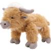 JynxtoyZeal Mucca Highland Peluche 35cm Animal en Peluche Mucca Highland Muccas Animali di Peluches per Neonati Morbido e Simpatico Muccas Peluches per Ragazzi e Ragazze