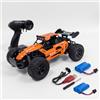MaxBinTon Macchina Telecomandata 1:12, Fuoristrada, Arancione | 2 batterie da 60 min, 25 km/h, 2,4 GHz 6 canali, 4 modalità LED, lega, doppia velocità