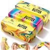 LGZIN 3 Pezzi Butter Squishy, Giocattolo da Spremere di Burro, Giocattoli Morbidi al Burro per Bambini Adultim, Giocattoli da Schiacciare Antistress per Ufficio Scuola Sollievo Dall'Ansia e Decompressione