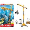 Dickie Toys Dickie 203729025 - Gru Titan radiocomandata, 150 cm, girevole a 360°, con luce e USB, include accessori, giocattolo da costruzione, a partire dai 3 anni
