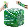 Gigquake Cube Squishy Fidget Toys, giocattolo da schiacciare con faccine intercambiabili di cane, palla antistress per adulti e bambini, per alleviare lo stress, alleviare l'ansia, giocattolo antistress