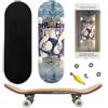 QYEHF Mini Skateboard da Dita, Set di Mini Skateboard per Dita,Regalo di Compleanno-bianco