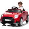 Garvee Auto Elettrica BMW Mini Cooper 12V per Bambini Rosso | Batteria 4,50 Ah Telecomando con Codice Abbinato e Caricatore Incluso