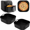 Taimimy 2 stampi in silicone per friggitrice ad aria calda Tefal Easy Fry Mega, 7,5 l, stampo in silicone per Airfryer Moulinex EY8558E0, inserto in silicone per friggitrice ad aria calda