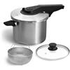 Springlane Kitchen SPRINGLANE Pentola a pressione in acciaio inox (6 L con accessori)