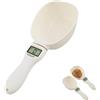 Generic Misuratore digitale per alimenti, 800 g/0,1 g, cucchiaio di pesatura ad alta precisione con schermo LCD, cucchiaio dosatore elettronico per cucina, cibo per animali domestici e condimenti (1)