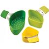 CHUNZHILAI 3 pz/set triplo divisore nido antiaderente uovo vapore cottura colini in silicone casseruola divisore cestello cottura filtro cucina gadget