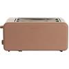 CREATE/TOAST RETRO XL/Tostapane Moka / 6 Livelli di potenza, vassoio raccoglibriciole, termostato, scongelamento, riscaldamento, 2 fessure per fette larghe, 1500W