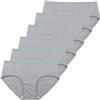 INNERSY 6 Mutandine semplici a Vita Bassa in Morbido Cotone Intimo da Donna | 100% cotone, slip basic da donna, vita media, biancheria intima sportiva da donna, comode mutandine da donna, senza etichetta