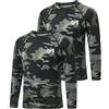 MEETYOO Maglia Termica Bambino Intimo Termico a Manica Lunga Abbigliamento Invernale Base Layer Sportivo