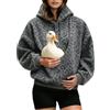 Generico Felpa Donna con Cappuccio Felpa Porta Cane Leopardato Felpe Porta Gatto | Pullover Donna Felpa Porta Gatto Sport Maniche Lunghe Felpa con Marsupio Porta Cane per Autunno e Inverno, Regalo