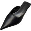 Dasongff Tacco Alto e Punta A Punta Da Donna Infilare Chiuso Posteriore Tacco Alto Punta A Punta A Punta A Punta Slingback Kitten High Heels Slip-on Mules Slippers
