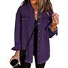 YGERGWE Giacche di jeans da donna, oversize, leggera, casual, con bottoni, camicia in jeans a maniche lunghe, per primavera e autunno
