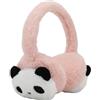 Ccomage Paraorecchie invernali in peluche caldo per bambini ragazze ragazzi carino panda pelliccia sintetica scaldaorecchie morbido pile termico paraorecchie protezione per le orecchie bambini freddo caldo