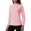 TACVASEN Maglietta Termica Donna Manica Lunga Collo Alto Intimo Termico Fodero Pelliccia Interno Maglietta Funzionale Intimo Termico Donna Invernale