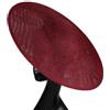 Generic Fascinator base rotonda, cappello in finto sinamay, accessori per capelli da sposa e matrimonio, copricapo per feste fai da te
