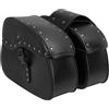 Akozon Borse Laterali per Moto Universali in Pelle PU Borse Laterali Impermeabili da 30 Litri con Design a Patta e Mantenimento della Forma per V-Star Shadow