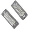 Generic Luce Numeri Targa Per Fiat Per Panda Per Mk3 2003-2023 Per Mk4 2011 2012 2013 2014 2015 2016 2017 2018 2019 2020-2023 2x Numero LED Luce Targa Licenza Luci Targa