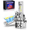 SUPAREE Lampadine LED H15 per Auto H15 LED Lampadina 6500K 15000LM 60W | H15 LED Lampadina Auto con Ventola H15 LED Canbus 500% 6500K 12V IP68 1:1 Plug and Play 2 Pezzi
