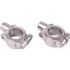 ICTRONIX 2x 10 mm del motociclo del manubrio della bici Specchio morsetto Monte 22mm Staffa Universale cromato