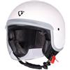 CRUIZER Casco Moto Scooter JET Bambino Omologato Bianco Grigio
