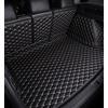 FHSUFG Personalizzato Set Completo Bagagliaio Di Un'auto Zerbino Fit Per Mercedes Per Benz Glb 5 Posti 2020 2021 Coda Impermeabile Boot Vassoio Fodera Auto Copri Baule Protezione(Beige nero)
