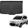 SCOUTT Tappetino Baule su Misura per Fiat Panda 3 312/319 2012-2024, Nero, Antiscivolo, Bordo Alto, per Tutte le Stagioni