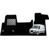 MTC Automotive Tappetini per Renault Master III 2010-2024, Opel Movano 2010-2022 e Nissan NV400 dal 2010- Su Misura, Antiscivolo,battitacco in Gomma Rinforzato, Bottoni di Ancoraggio