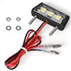 evermotor Universale Mini 12V 1W E4 LED Luce targa omologata Moto Auto Veicolo a motore Quad ATV Nero Impermeabile IP67