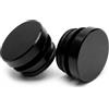 Halynor Tappo Accendisigari Auto 12V, Set 2 Coperchi Presa Alluminio Nero | Guarnizione in Gomma, Impermeabile, Antipolvere, Blocca Particelle, Adatto Camion SUV Barche, Previene Cortocircuiti