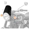 Cafè Race Cupolino parabrezza nero compatibile con Triumph Bonneville T100, T120, Thruxton