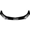Punxdda corpo labbro paraurti anteriore auto Per Benz Classe A W176 A200 A260 A45 Per AMG 2013-2018 Paraurti Anteriori Nero Lucido Spoiler Splitter Kit Carrozzeria Tuning(Gloss Black)