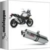 MOTOTOPGUN mivv scarico omologato cat-oem oval inox compatibile con suzuki dl v-strom 1050 / xt 2020 2021 2022 mototopgun