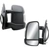 LONGLING Specchietto esterno sinistro elettrico e riscaldato, ripiegabile elettronicamente con BSM e sensori di temperatura per Fiat Ducato Citroën Jumper Peugeot Boxer Toyota Proace Opel Movano 2024-2026