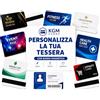 Generico Tessere in PVC Personalizzate con Banda Magnetica (da 50 a 5000 pezzi), Badge con Logo e Testo, Stampa Fronte Retro, Card per Accesso, Aziende, Eventi, Hotel e Palestre