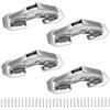 YINKUOSSAA 4 Pz Cerniere per Ante Cucina 90 Gradi | Cerniera a Chiusura Ammortizzata, 90 Gradi Cerniere per Mobili a Molla, non richiedono preforatura, per Mobili Armadi