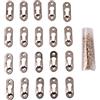 ICTRONIX 20x Foto Cornice Ganci Appendini Doppio Foro con Viti 42x16mm