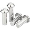Generico zhuguiming 10/50 pz M0.8 M1 .2 .4 .6 M2 .5 M3 M4 M5 M6 GB867 304 A2-70 In Acciaio Inox Clinch bullone Solido Rivetto Vite di Auto Collegamento(50pcs M1.6,8mm)